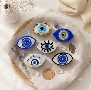 Evil Eye Hair Clips Set