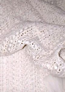 Chikankari On Net Fabric
