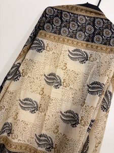 Stylish Black Floral Print Kurta