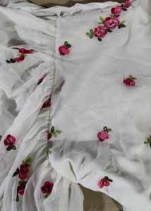 a beautiful white dress