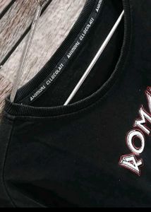 Black 'ROMANCE' Graphic Sweatshirt