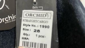 Dark Wash Cargo Jeans