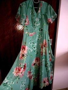 Beautiful Floral Print Gown
