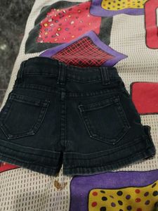Dark Wash Denim Shorts