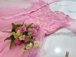 Beautiful Pink Ethnic Gown