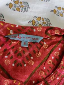 Vibrant Red Ethnic Kurta