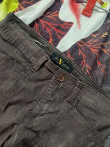 Brown Suede Pants