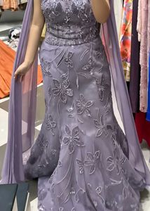 Stunning Lavender Embellished Gown