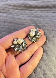Black Diamond Pearl Earrings