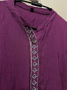 Purple Kurthi
