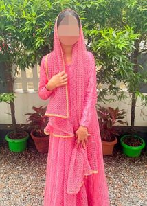 Pink Gown With Dupatta💖