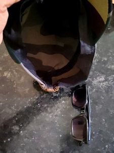 Cap with shades