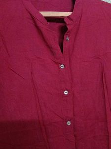 Maroon Kurta