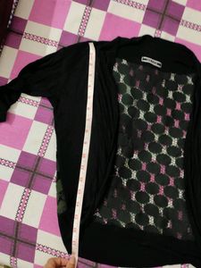 Back Net Black Shrug and top