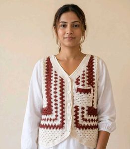 Crochet Knit Vest for Women