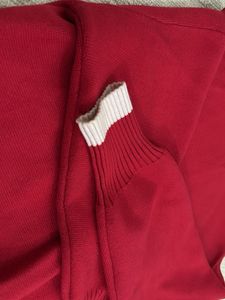 Vibrant Red Mock Neck Sweater