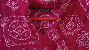 Femvy Anarkali Fit &amp; Flare Tiered Midi Dress