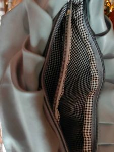 Cute gray sling bag for women
