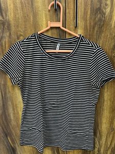 Striped Crew Neck T-Shirt