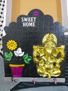 Ganesh "Sweet Home" Key Holder