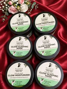 Pilgrim Squalane Glow Sleeping Mask & Moisturizer