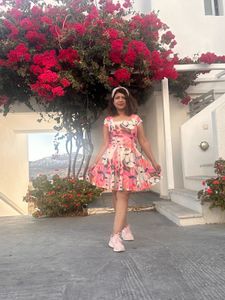 Floral Fit & Flare Dress