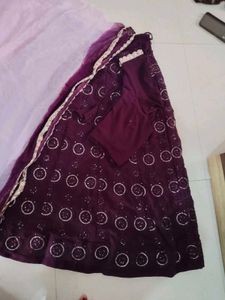 Purple Lehenga Choli