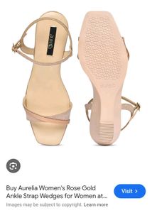 Aurelia Women's Rose Gold Wedges 39