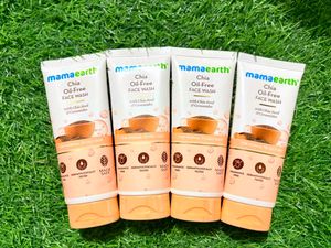 Mamaearth Chia Oil-Free Face Wash Pack of 4