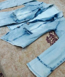 Stylish Denim Blazer