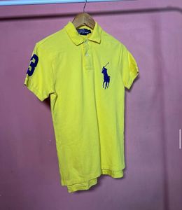 Size -34  Ralph Lauren Yellow Polo Shi