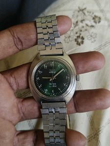 Vintage hmt kohinoor devnagri Green Dial Watch