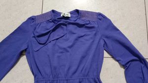 Stylish Purple Long Sleeve Top