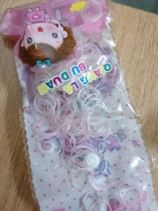 Mini Plastic Hair Rubber Bands/Confidence Hair Tie Rubber Elastic Band For Making Ponytails And Other Hairstyles