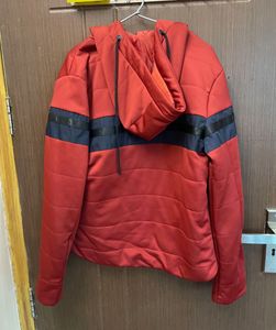 Red Harvard Puffer Jacket