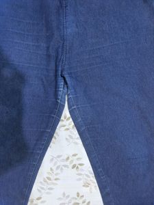 Blue Stretchable Trousers