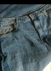 Women's Wide Leg Cropped Jeans,length 109
