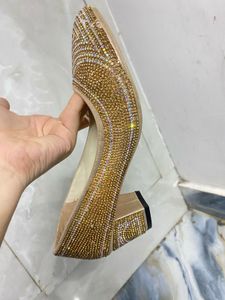 Sparkling Crystal Embellished Heels