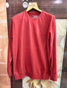 Men's Red Long Sleeve T-Shirt