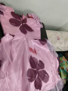 Beautiful Pink Floral Gown