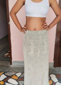 Elegant Printed Maxi Skirt