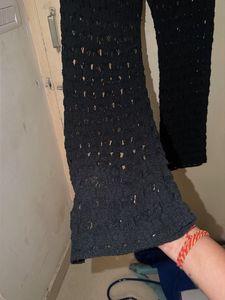Crochet Flare Pants
