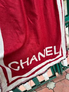 Chanel Scarf - Red &amp; White