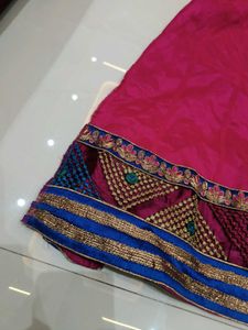 Beautiful Pink Ethnic Skirt with Embroidery