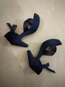 Blue High Heels