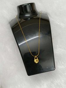 Golden Heart Locket Necklace