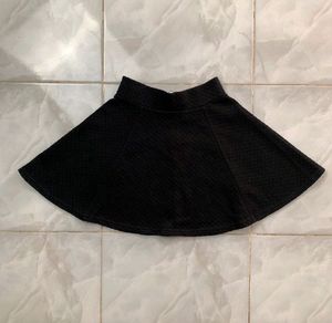Black Flared Skirt