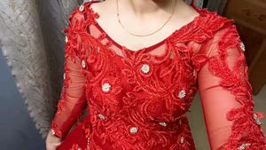 Cherry Red Gown