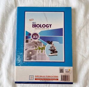 ISC Biology Practical Work-Book Class XII