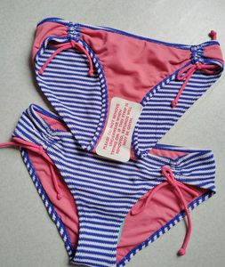 Blue&amp;white Stripped Swim Brief